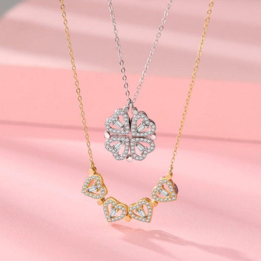 Clover Heart - Collar Extensible de Trébol y Corazones (2X1 Solo por HOY)