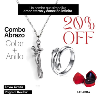 Anillo Abrazo Infinito + Collar Abrazo Infinito
